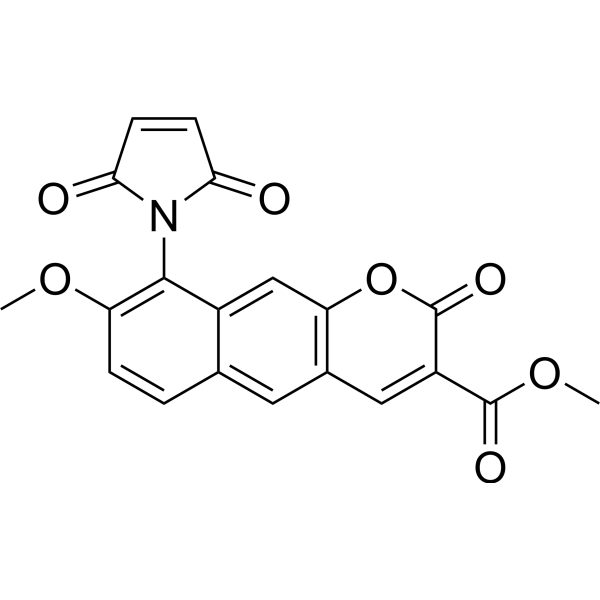 Methyl 9-maleinimido-8-methoxy-6,7-benzocumarin-3-carboxylate 168639-87-0